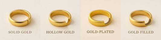 What’s the Difference Between Gold-Plated, Gold-Filled, Hollow, and Solid Gold?