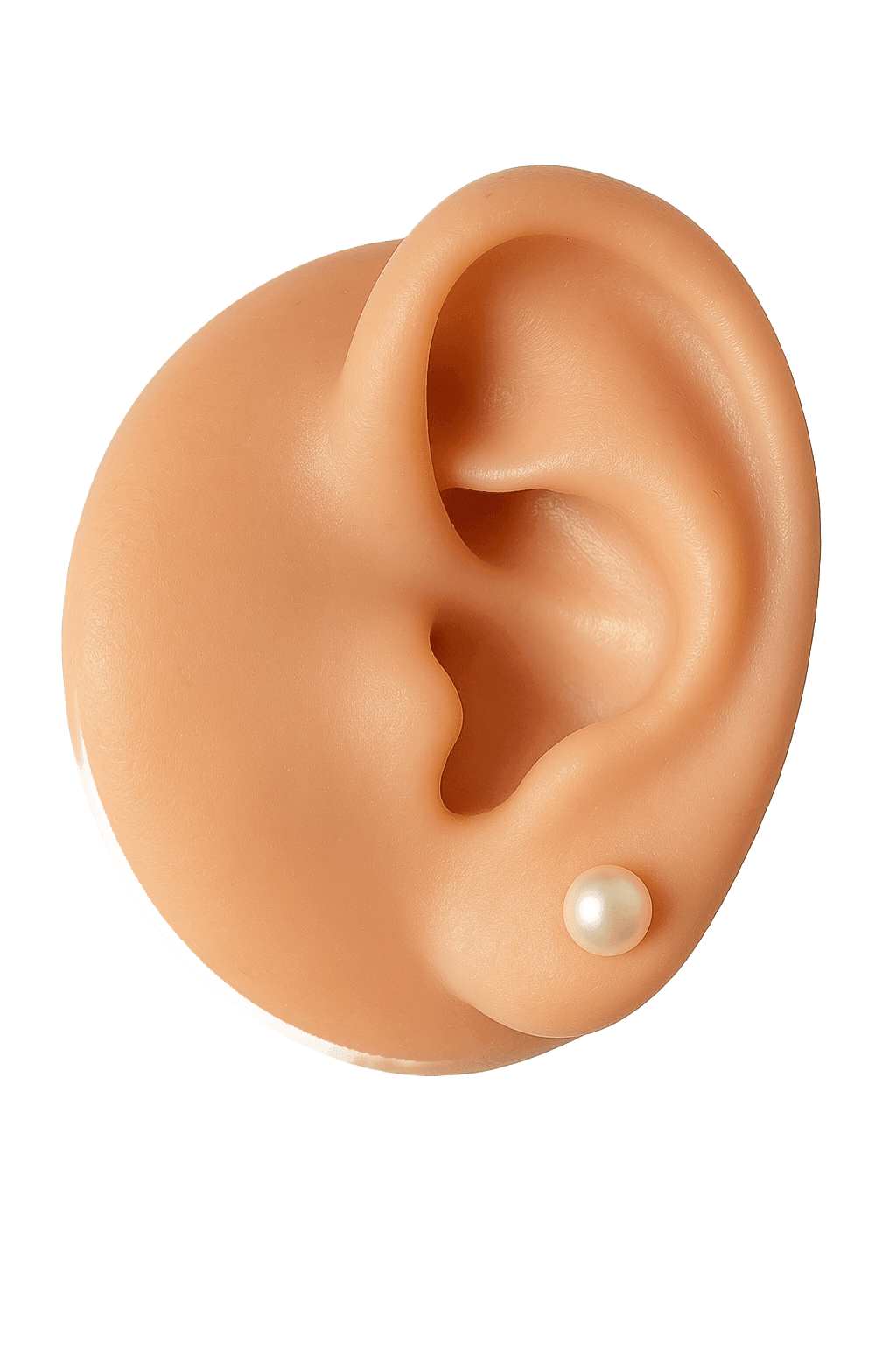Sterling Silver Synthetic Pearl 5MM Earrings - Bright Stone Jewelers