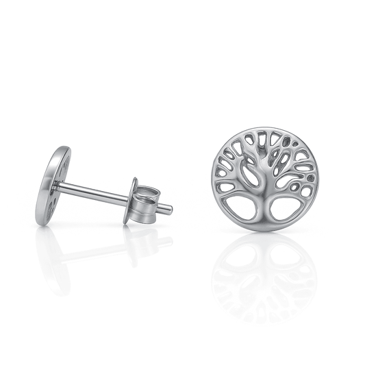 Sterling Silver Tree of Life Earrings - Bright Stone Jewelers